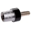 A pair of M8 SAE battery posts marked as positive and negative. Suitable for batteries fitted with an M8 recessed bolt terminal. Manufactured using high quality materials for a reliable connection. 