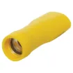 Spade type with double crimp
Cable Entry Size:  4-6mm 
Stud: 6.3mm
