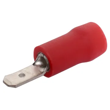 Spade type with double crimp. Pack of 100.