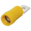 Spade type with double crimp