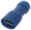 Spade type with double crimp