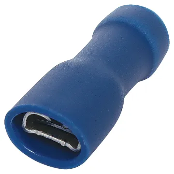 Spade type with double crimp