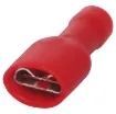 Spade type with double crimp