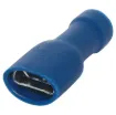 Spade type with double crimp

Wire: 1.5 - 2.5mm&Oslash
Stud: 6.3mm
Max. voltage: 300V