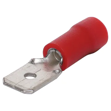 Spade type with double crimp