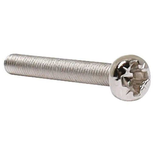 All nickel plated except shakeproof washers which are zinc plated.
Screw Pozi Dve Head M3 x 25
Pack Qty: 25