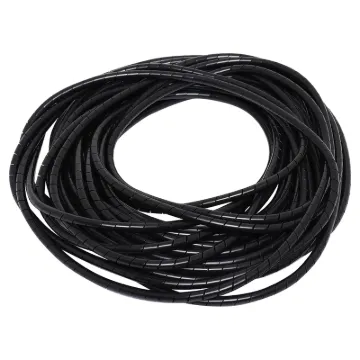 Spirals around cables to keep looms neat and tidy. Available in three sizes. 10m rolls.