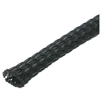 6mm expandable braided cable sheathing with a cylindrical self closing design. 10m length.