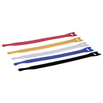 Multi pack of hook and loop binding ties. Simply loop around multiple leads to hold them securely in place.  Pack of 10 (2 of each colour).
Length: 100mm