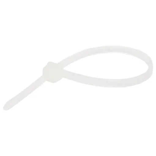 Quick and easy way to tidy up all your loose cables. Super strong and simple to use.
100mm x 2.5mm , 8kg Tensile strength
Colour : Natural
Nylon 66, 94V-2
8kg Tensile strength
