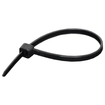 Cable ties resistant to cracking or deterioration under exposure to UV light. ie sunlight. Black only.