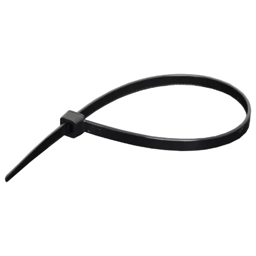 Quick and easy way to tidy up all your loose cables. Super strong and simple to use. Cable ties resistant to cracking or deterioration under exposure to UV light. ie sunlight. Black only. Pack of 1000.