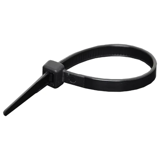 400mm length, 9mm wide UV stabilised cable ties packet of 100