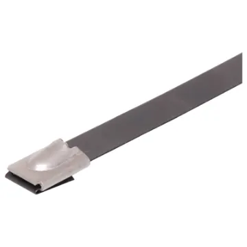 Commonly used steel ties for securing conduits, pipes, signs etc. Ball locking mechanism type - non-removable. 7.9mm tensile strength 81kg.