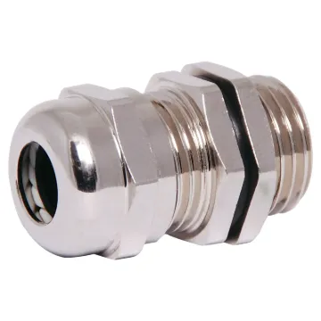 IP68 cable gland with a rubber clamping ring for a weatherproof cable seal. Quality nickel plated brass.
Standard gland suits cable diameter 4mm to 8mm. Mounting hole   15mm.