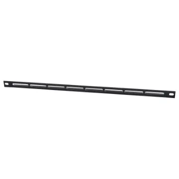 This 19" cable support bar is great for organising and supporting all your interconnect cables to the patch panels.
