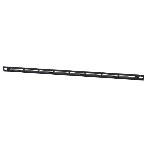 This 19" cable support bar is great for organising and supporting all your interconnect cables to the patch panels.