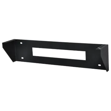 This wall mount bracket is ideal for storage solutions including allowing rackmount equipment (Network devices, power strips, patch panels) to be mounted vertically (flush with wall) to save space. The bracket can also be mounted underneath a desk adding a storage solution to easily access installed equipment directly from your workspace.