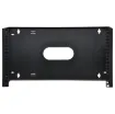 This wall mount bracket is ideal for storage solutions including allowing rackmount equipment (Network devices, power strips, patch panels) to be mounted vertically (flush with wall) to save space.