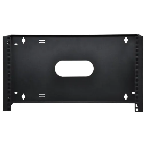 This wall mount bracket is ideal for storage solutions including allowing rackmount equipment (Network devices, power strips, patch panels) to be mounted vertically (flush with wall) to save space.