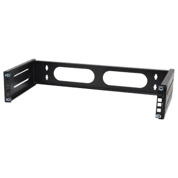 This unique design is supplied flat pack in a single piece and is assembled into a complete wall mount rack system after just tightening a few screws! Depth is adjustable (see dimensions below). Ideal for patch panels, security or comms equipment. Max weight rating: 12kg.