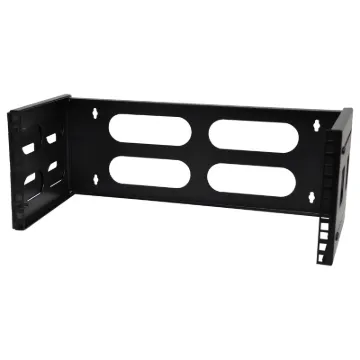 This unique design is supplied flat pack in a single piece and is assembled into a complete wall mount rack system after just tightening a few screws! Depth is adjustable (see dimensions below). Ideal for patch panels, security or comms equipment. Max weight rating: 12kg.