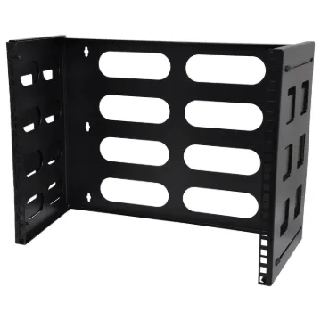 This unique design is supplied flat pack in a single piece and is assembled into a complete wall mount rack system after just tightening a few screws! Depth is adjustable (see dimensions below). Ideal for patch panels, security or comms equipment. Max weight rating: 12kg.