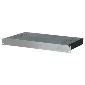 Each finish is available in 1U (44mm), 2U (88mm) or 3U (132mm) high.
Overall depth 255mm. 
Mounting hole centres conform exactly to international racking specifications both vertically and horizontally.
Internal height:  38mm