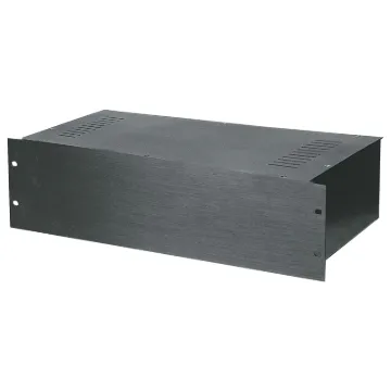 These professional 19" rack instrument cases give a professional finish to any project! Perfect for building amplifiers, pre-amps, power supplies etc. The range includes 1RU, 2RU and 3RU sizes with black anodised aluminium front panels.