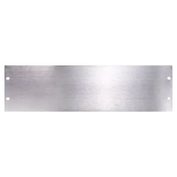 Ideal for professional looking custom switch panels, control panels or to fill in blank spaces of rack frames.All models feature integral ribs on the rear for extra strength and rigidity of the panel.