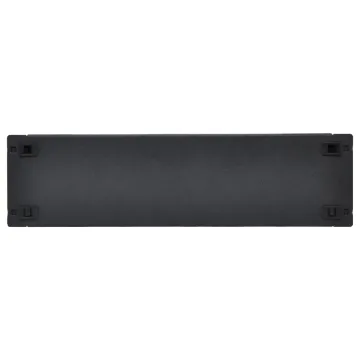 A real time saver for the installer, these snap in rack panels provide instant in-fill between equipment in 19" rack systems. They require no cage nuts, bolts or tools and are easily removed and relocated if required by pushing the two pressure clips inwards. Coated in a hard wearing stippled black powdercoat.
