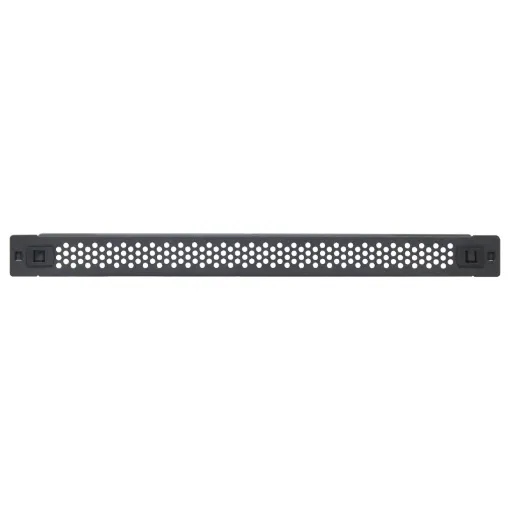 A real time saver for the installer, these snap in rack panels provide instant in-fill between equipment in 19" rack systems. Ideal for any 19" rack system which requires additional airflow to help keep equipment cool. They require no cage nuts, bolts or tools and are easily removed and relocated if required by pushing the two pressure clips inward