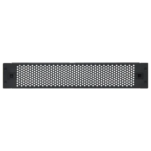 A real time saver for the installer, these snap in rack panels provide instant in-fill between equipment in 19" rack systems. Ideal for any 19" rack system which requires additional airflow to help keep equipment cool. They require no cage nuts, bolts or tools and are easily removed and relocated if required by pushing the two pressure clips inward