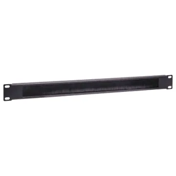 Provides internal protection for racks from dust and debris whilst still allowing terminated cables to enter for quick connection when you need it. Brush opening size 28H x 388Wmm.
