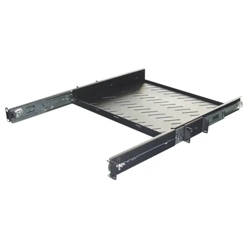 Ideal for mounting computer keyboard or equipment which needs to be readily accessible. Tough black powdercoated finish. Supplied in flat pack format which assembles in minutes. Base size 415W x 350Dmm. Extends 340mm.