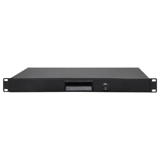 A 1RU 19" rack drawer with 350mm depth for holding ancillary items within a rack system. Tough powdercoated finish. Supplied in flat pack format which assembles in minutes. Size: 430W x 350D x 44Hmm