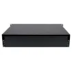 Ideal for holding ancillary items within a rack. Tough powdercoated finish. Supplied in flat pack format which assembles in minutes. Size: &#8776430W x 350D x 88Hmm
