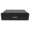 A 3RU 19" rack drawer with 350mm depth, ideal for holding any patch leads, connectors, tools, etc within a rack frame. Tough powdercoated finish. Size: 430W x 350D x 130Hmm