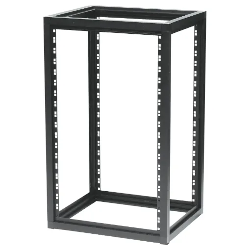 These racking systems have been designed for audio and communication systems. They are durable, strong , good looking, lightweight, easy to assemble and suit the modern day office environment.