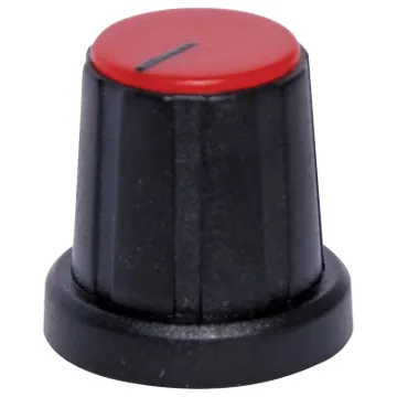 'D' type to suit 1/4" shaft with flattened edge. Removable coloured caps for precise pointer alignment. Unsuitable for R 2150 series wirewound pots.

Please Note: These do not fit the D Shaft Rotary Switch series S 3021 to S 3024.