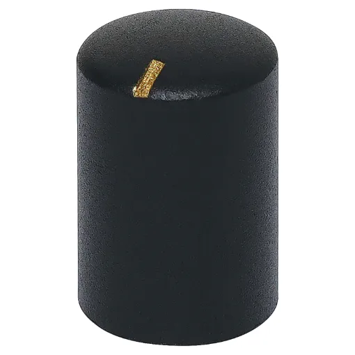 Matt black finish with gold  indicator. 
Suits 18T Spline Shaft