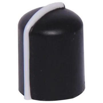 Soft rubber texture with white indicator. 18T spline shaft.