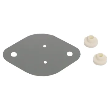 Complete insulating kits include washers and bushes for mounting 4 devices (2 bushes per TO-3).