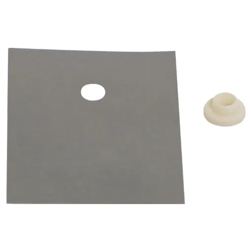 Complete insulating kits include washers and bushes for mounting 4 devices (2 bushes per TO-3P).