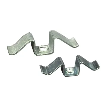 Clamps 2 transistor packages onto a heatsink.  Mounts via a 4mm bolt.  Two models available.