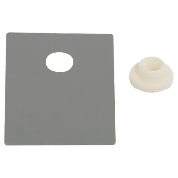 New adhesive silicone washers now available simplifying installation. Complete insulating kits include washers and bushes for mounting 4 devices (2 bushes per TO-3). Washers and bushes are available in bulk packs separately.