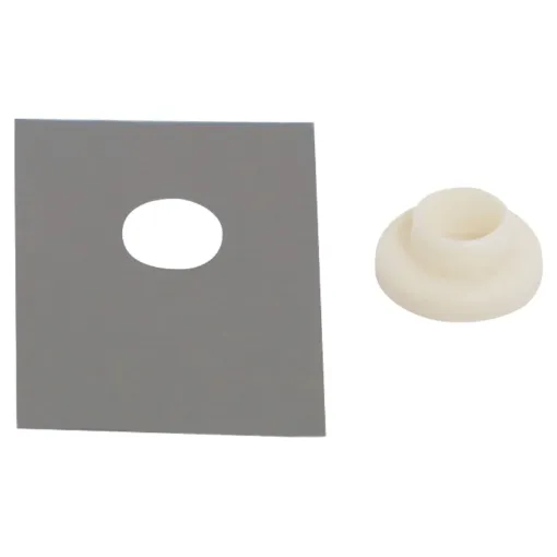 New adhesive silicone washers now available simplifying installation. Complete insulating kits include washers and bushes for mounting 4 devices (1 bush per TO-126). Washers and bushes are available in bulk packs separately. Pack of 4.