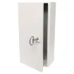 Constructed from 1.2mm steel, these heavy duty wall mount enclosure is suitable for mounting electrical switching circuitry and other industrial designs. Panels are coated in a tough, rippled epoxy polyester powder coat in RAL7035.
