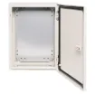 Constructed from 1.2mm steel, these heavy duty wall mount enclosure is suitable for mounting electrical switching circuitry and other industrial designs. Panels are coated in a tough, rippled epoxy polyester powder coat in RAL7035.