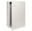 Constructed from 1.2mm steel, these heavy duty wall mount enclosure is suitable for mounting electrical switching circuitry and other industrial designs. Panels are coated in a tough, rippled epoxy polyester powder coat in RAL7035.